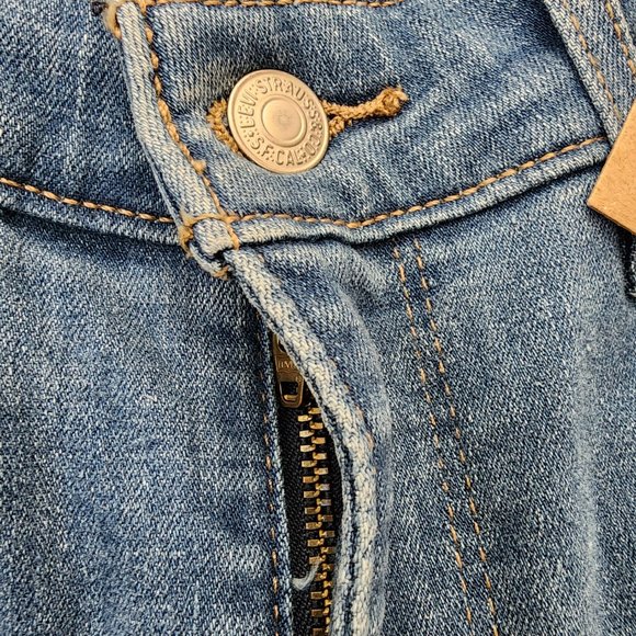 NWT Levi's 711 Skinny Jeans Mid Rise 29 Blue Y2K - Picture 4 of 6